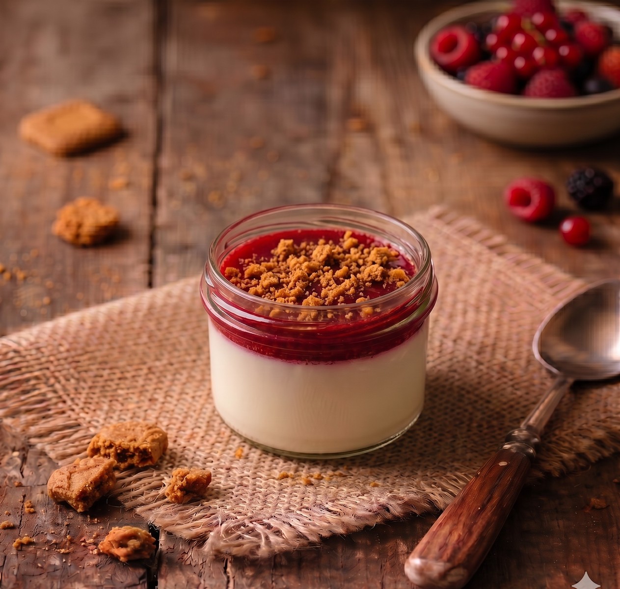 Panna cotta & son coulis · Framboise