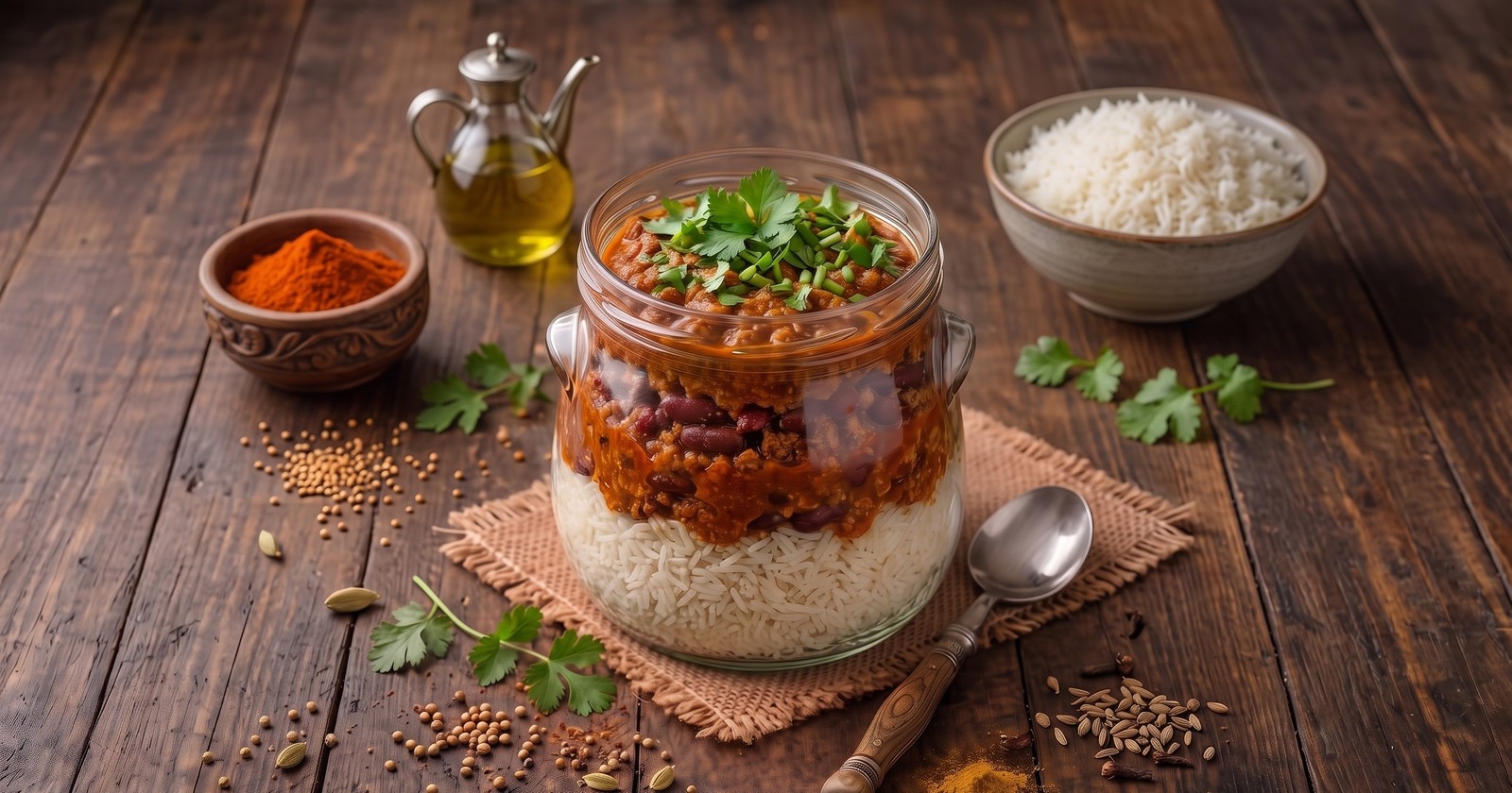 Chili con carne & riz